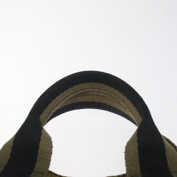 HERMES Fourre Tout PM Hand Bag Canvas Khaki - Picture 8 of 16